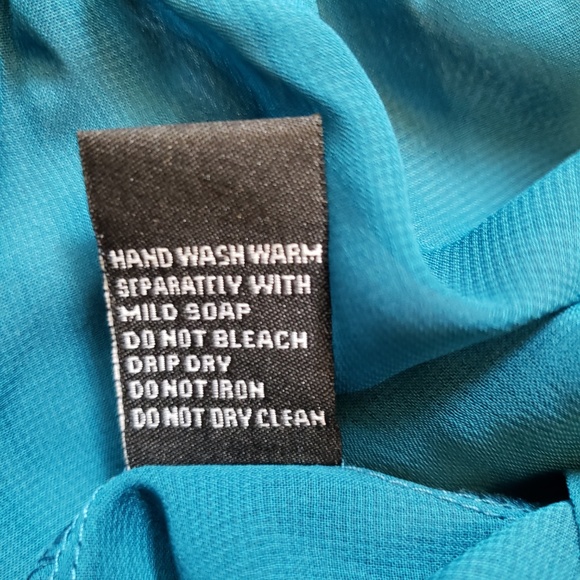 Paper Tee Sheer High Low Long Sleeve Blouse - Picture 5 of 5